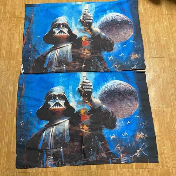 Star Wars Other - Star Wars darth vader set of two pillowcases blue black